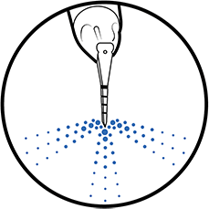 Icon of PERIOFLOW Nozzle in use